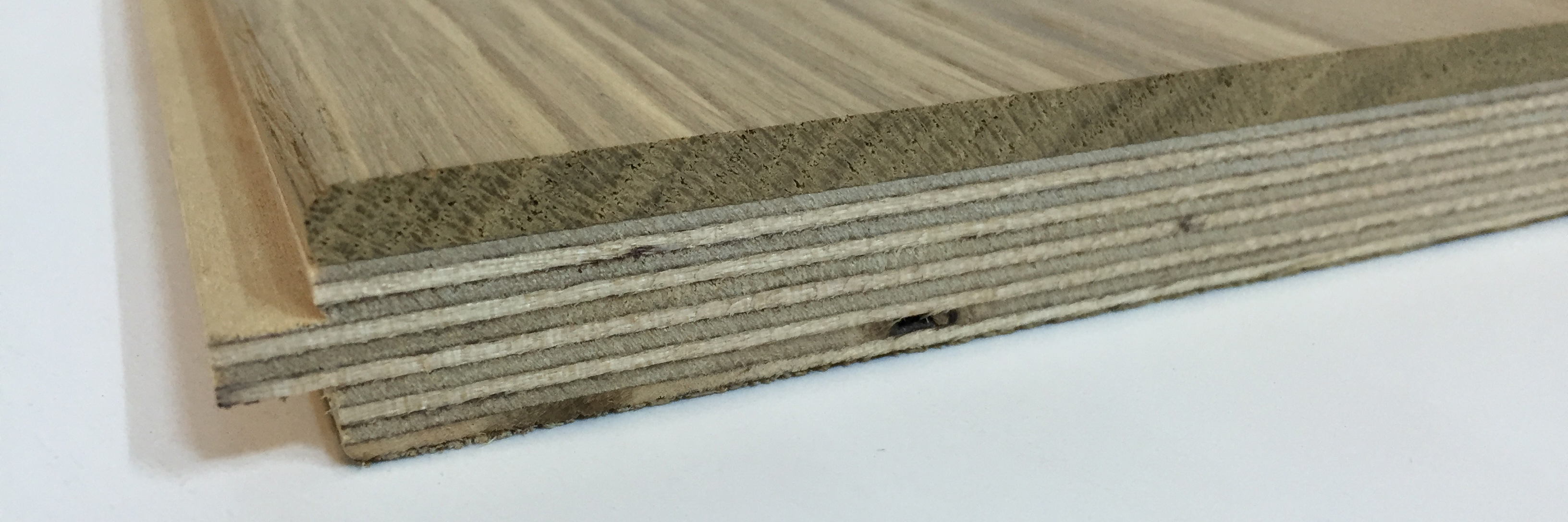 Multylayer oak flooring detail close