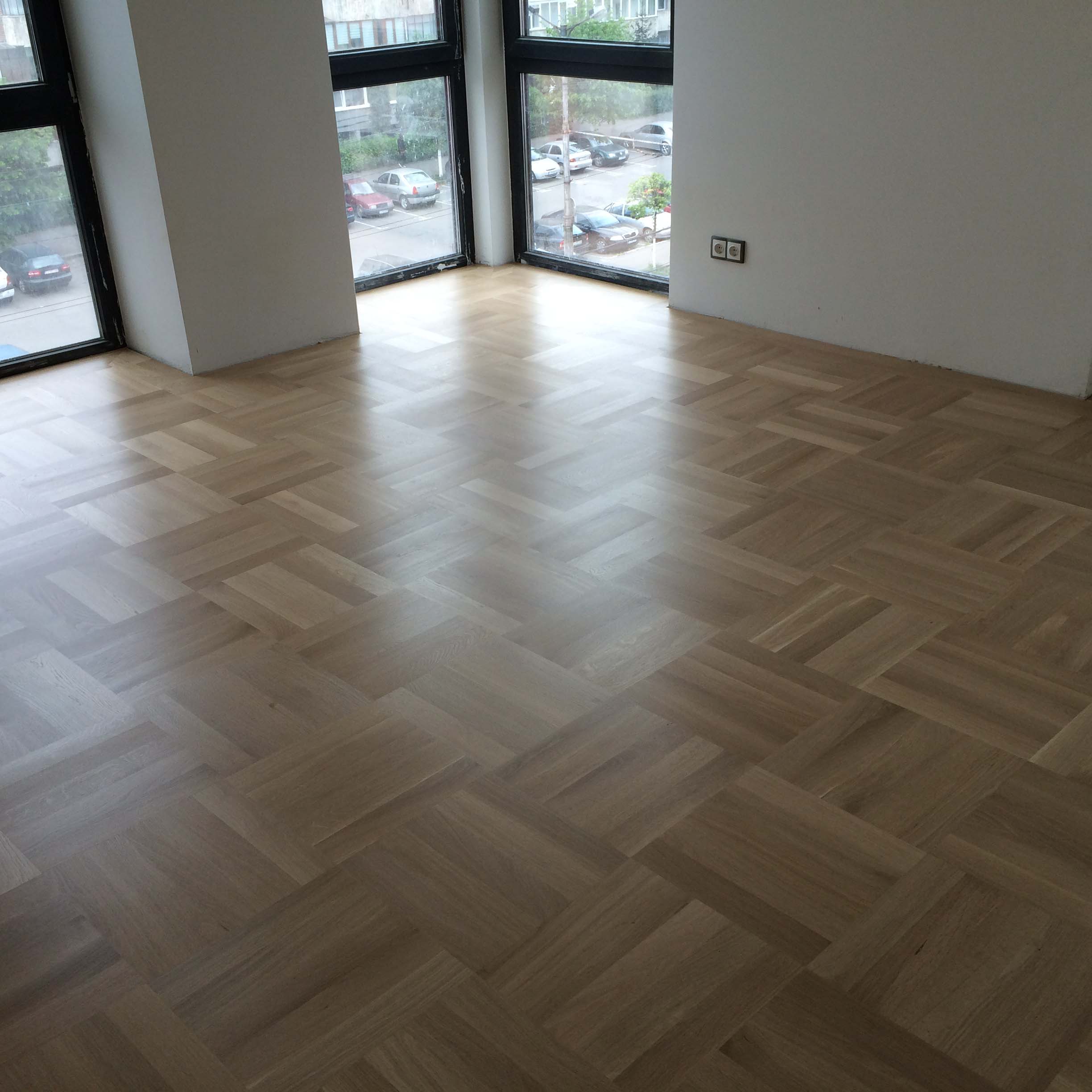 1.Oak Basketweave floor