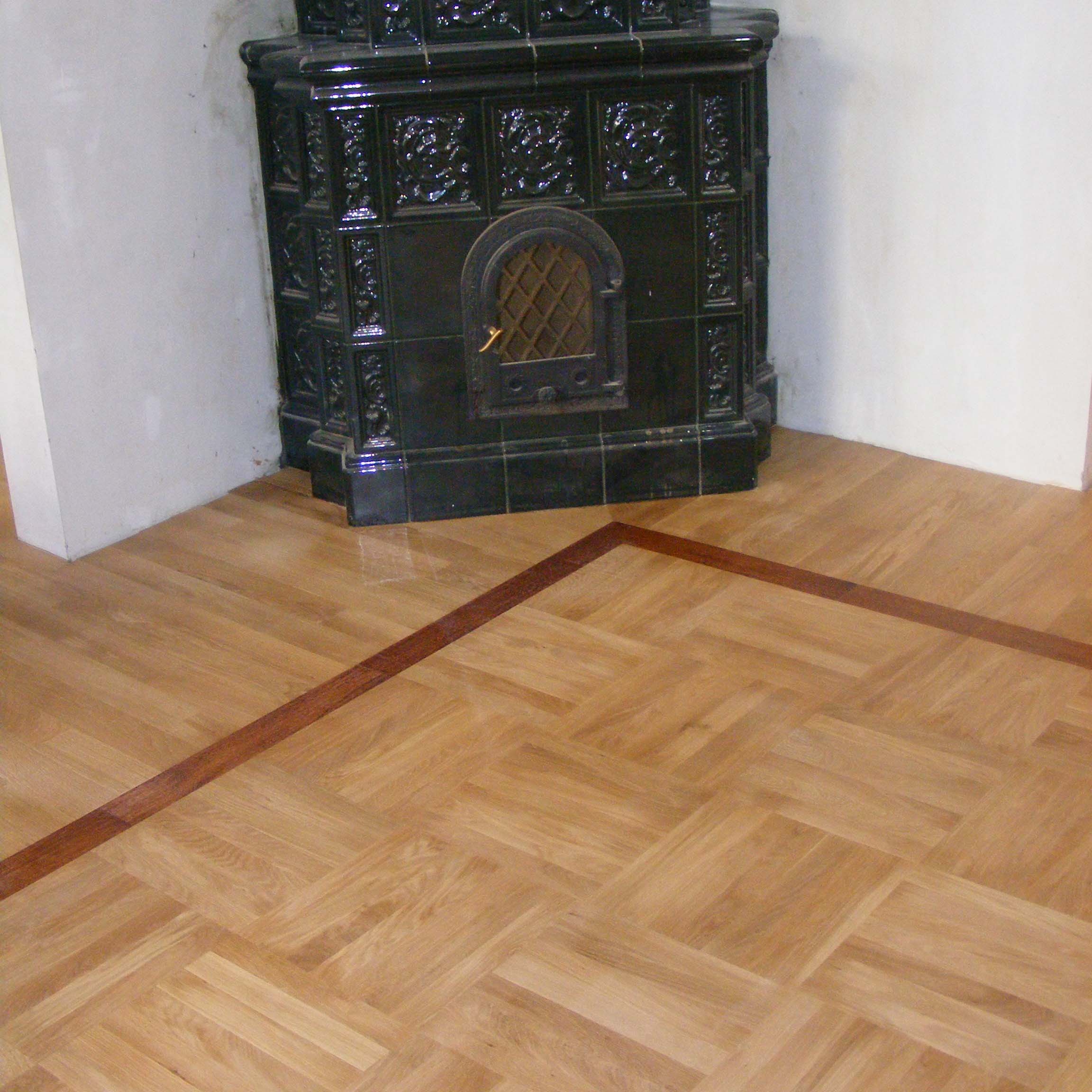 1.Solid oak flooring